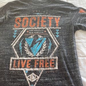 Mens small buckle brand-society